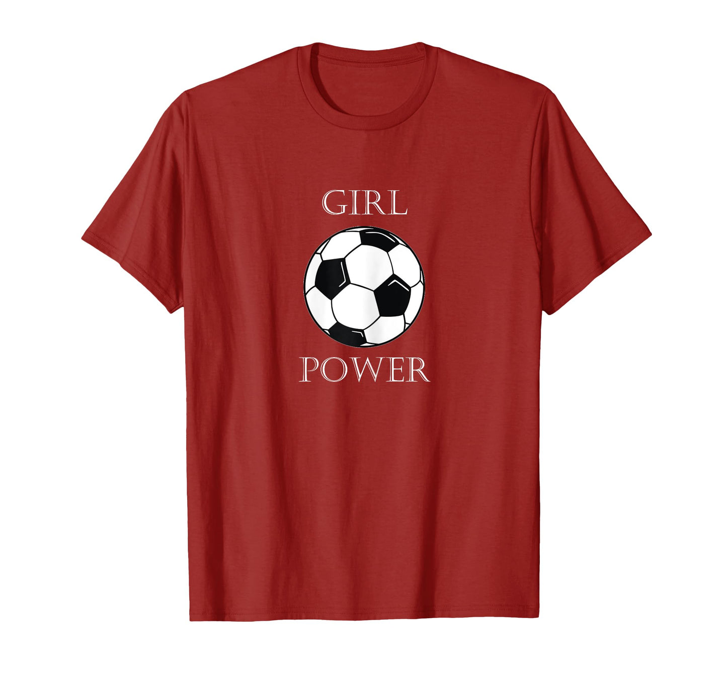 Girl Power Soccer Sports Design T-Shirt