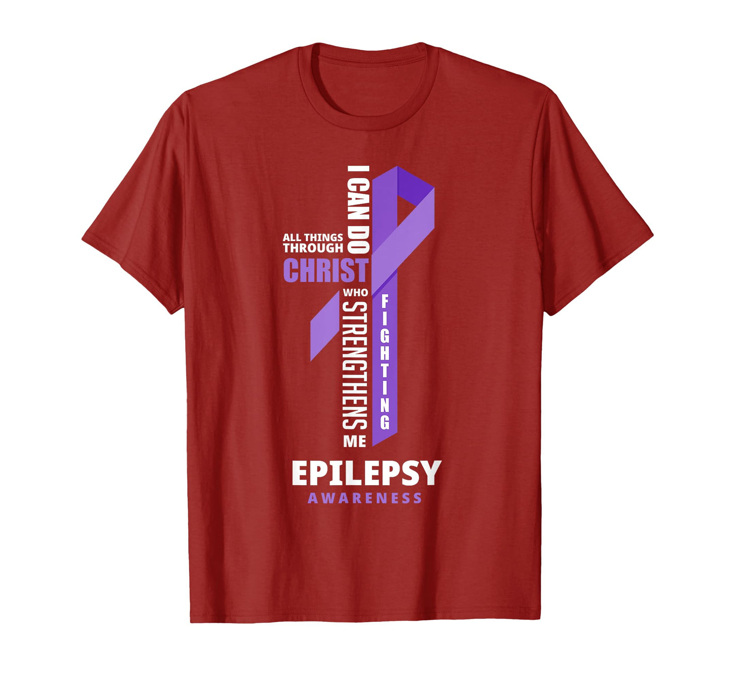Epilepsy Warrior God Jesus Christ Epilepsy Awareness T-Shirt