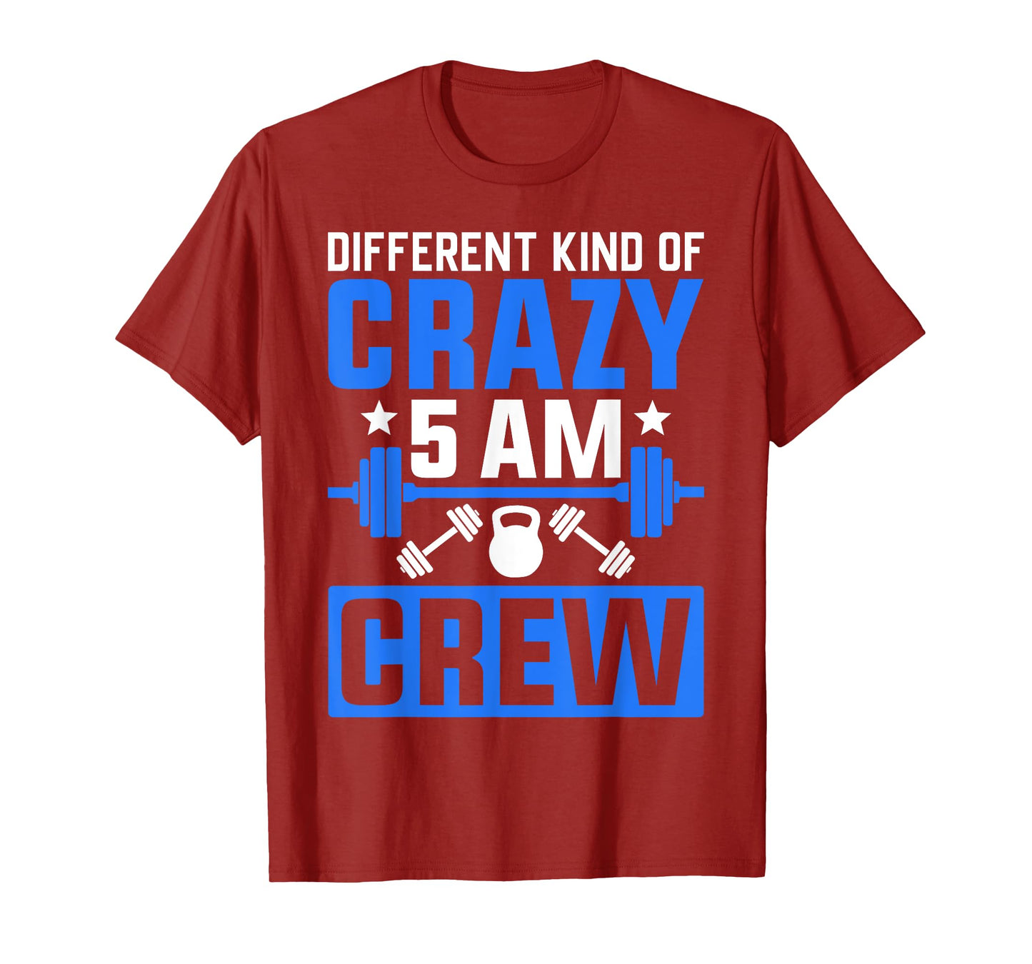Workout Squad 5AM Crew Funny Gym Quote T-Shirt