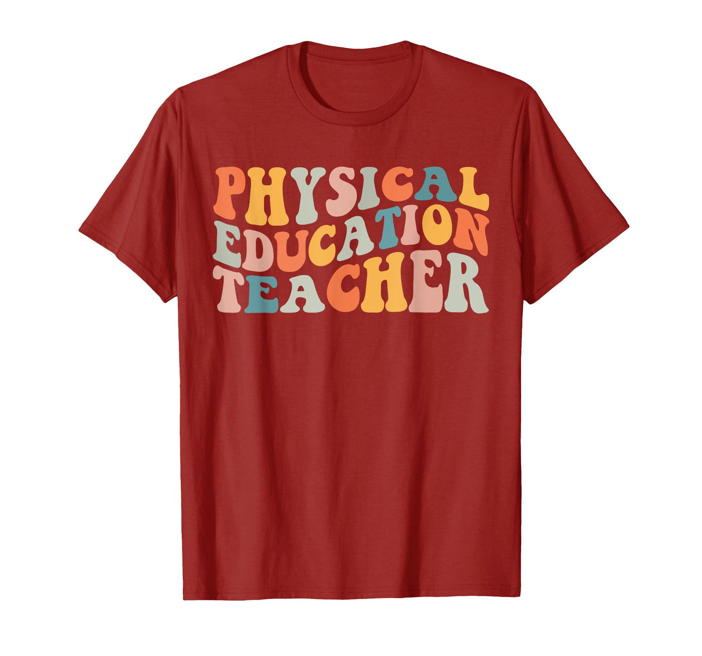 PE Teacher Vintage retro groovy Physical Education Teacher T-Shirt for Men Women
