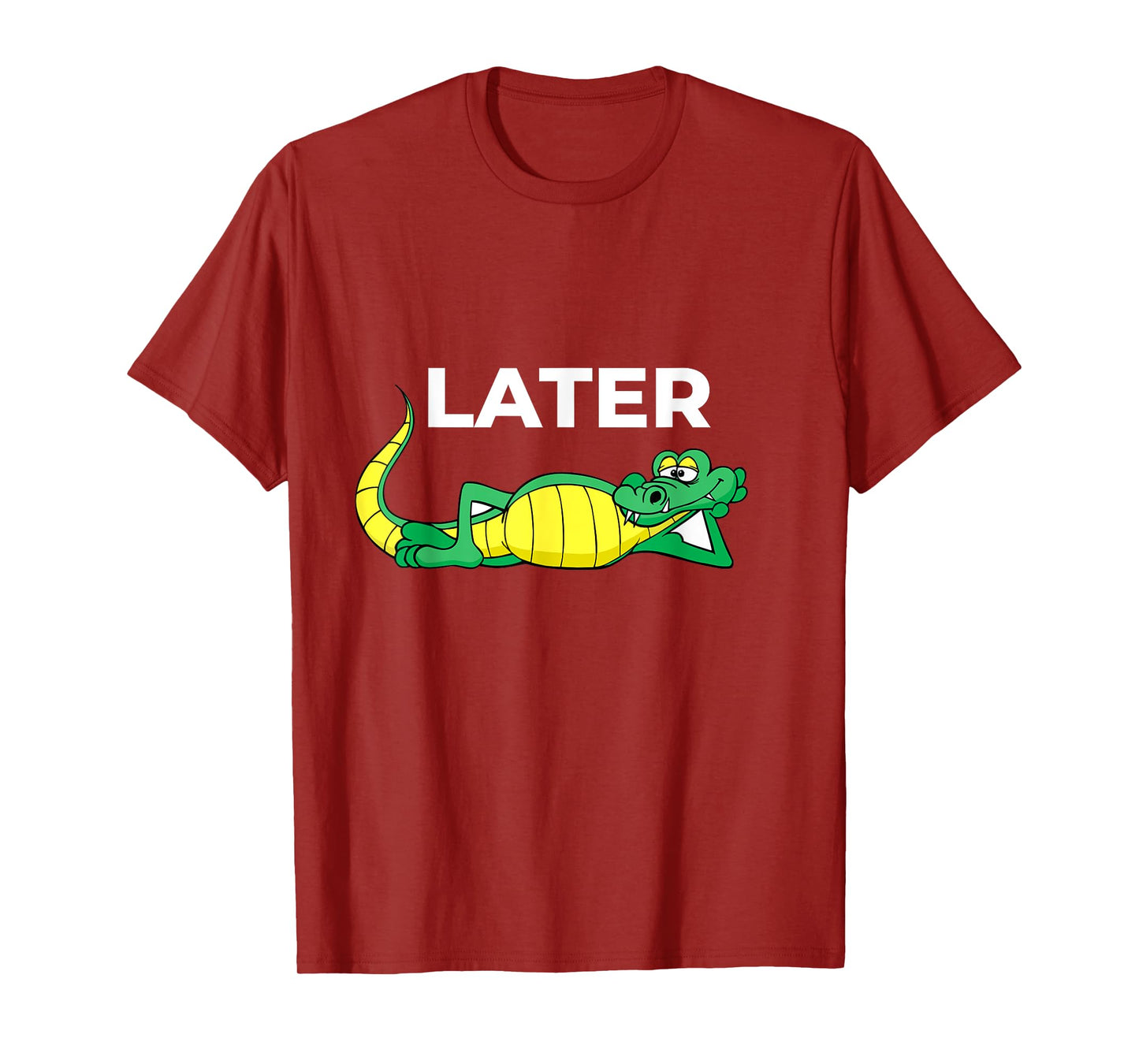 Later Gator With Cute Smiling Alligator Saying Goodbye T-Shirt
