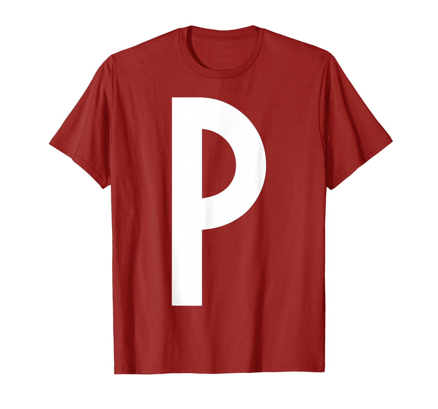 Letter P Funny Group Matching Christmas Costume 2025 Family T-Shirt