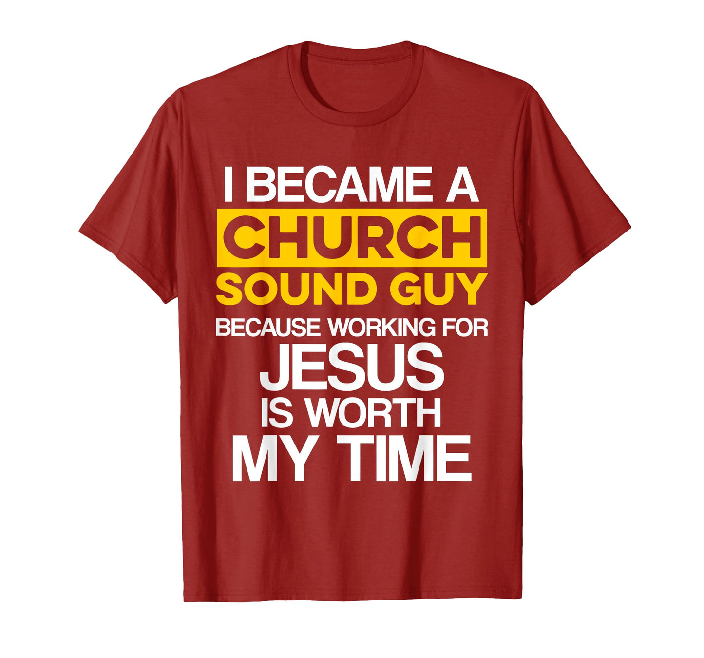 Church Sound Guy Jesus Audio Tech Engineer T-Shirt