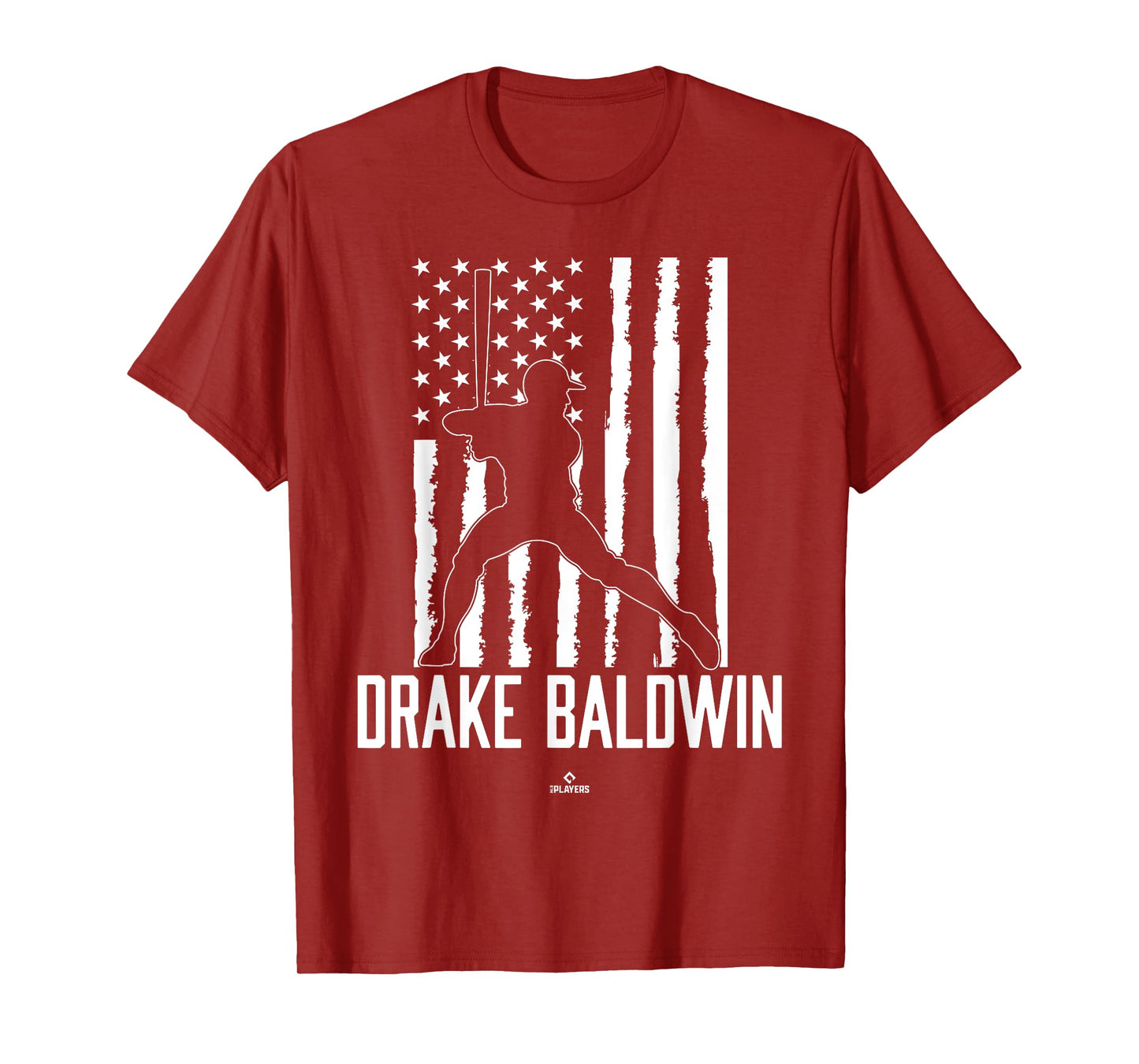 Distressed Flag Swing Drake Baldwin Prospect Baseball Fan T-Shirt