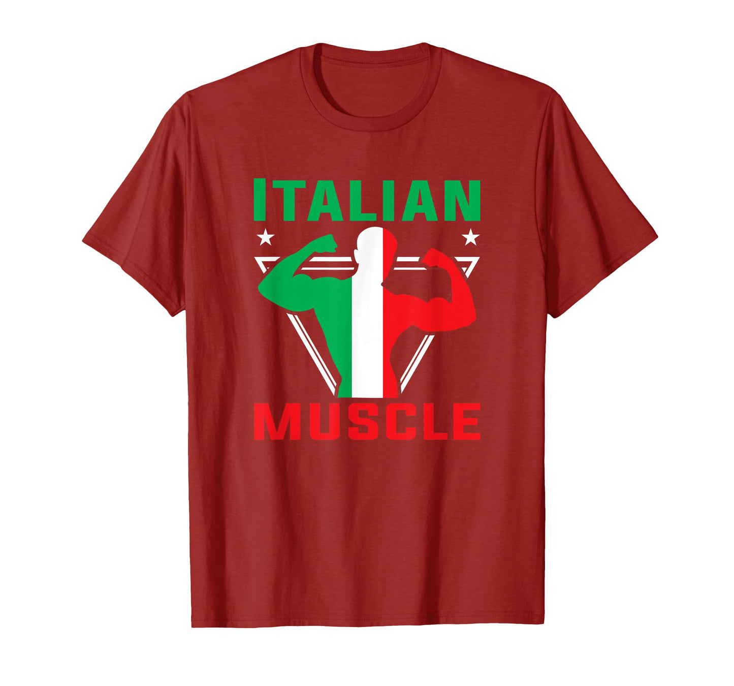 Italian Muscle Funny Italian Heritage Workout Gift for Men T-Shirt