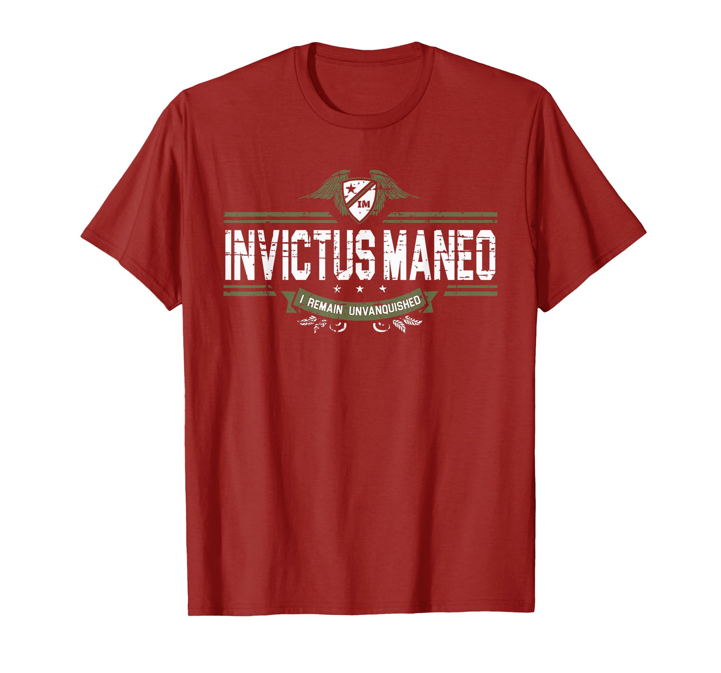 Invictus Maneo - meaning in Latin "I Remain Unvanquished" T-Shirt