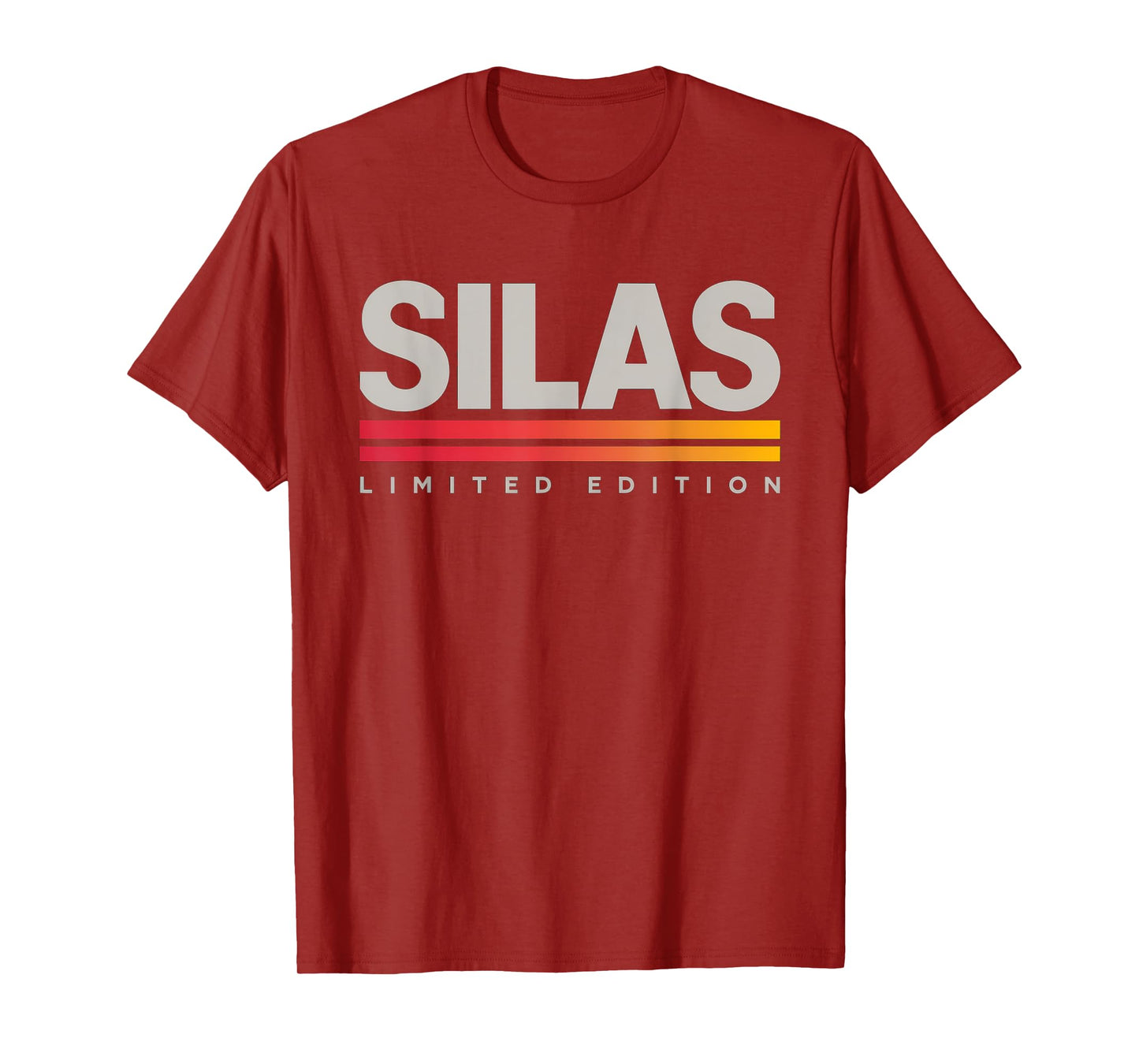 Silas Limited Edition Vintage Custom Name Husband Grandpa T-Shirt