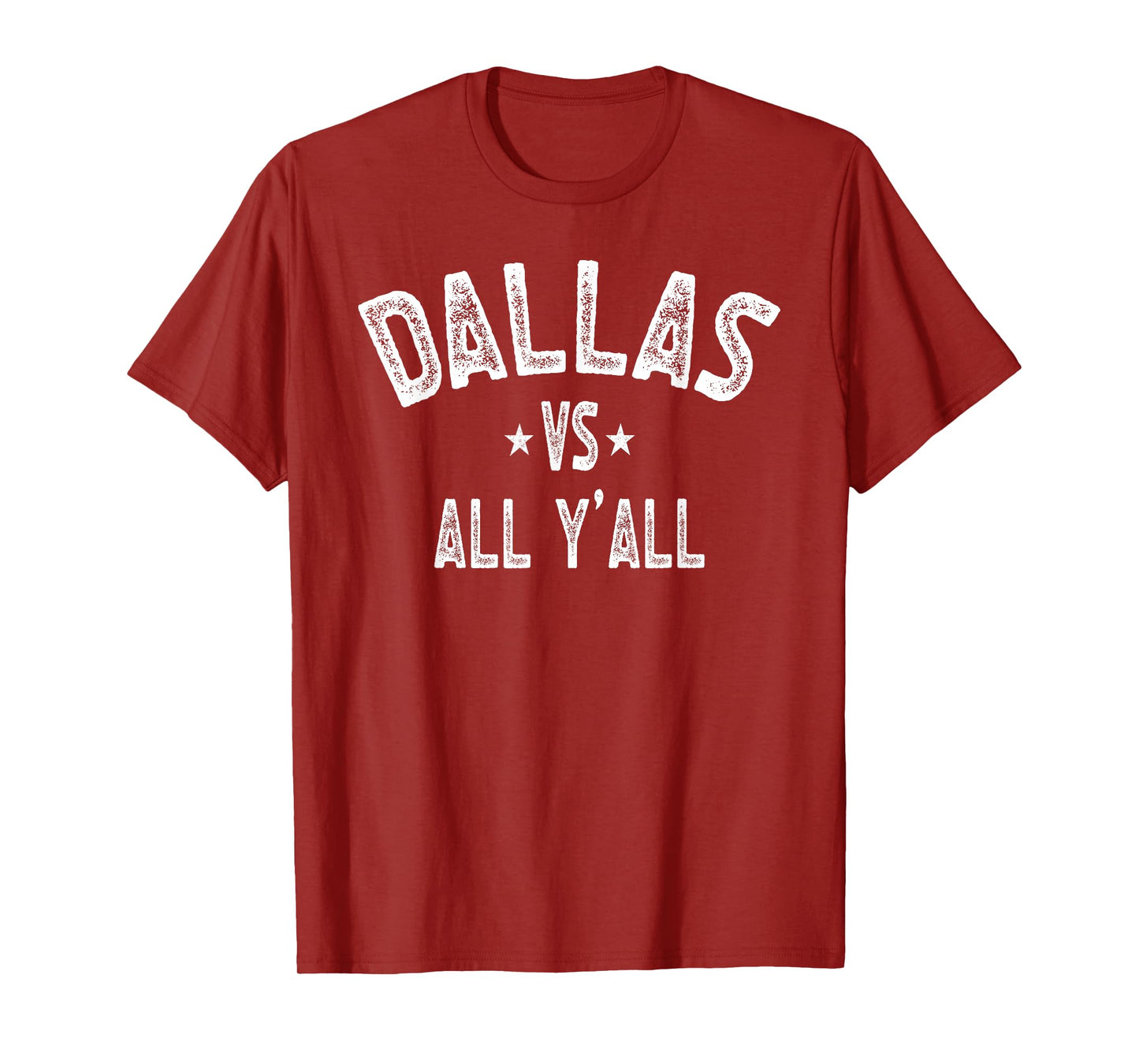 Vintage Dallas vs all Y'all Sport Men Women T-Shirt