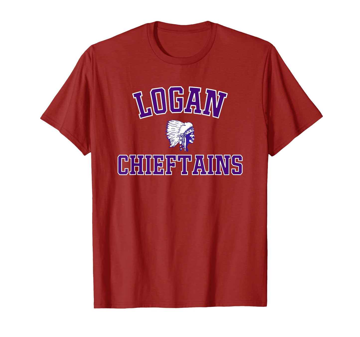 Logan Chieftains Logo Varsity HS T-Shirt