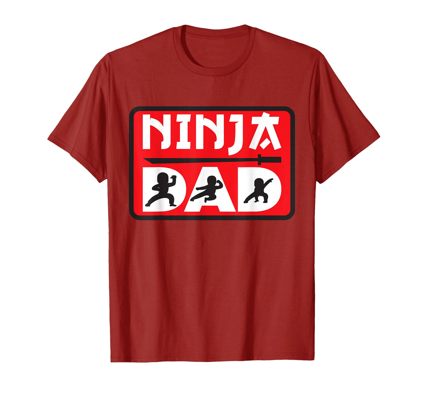 Ninja Dad Matching Family Ninja Warrior Funny Gift T-Shirt