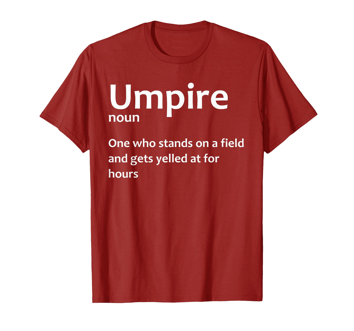 Best Umpire Design For Men Women Softball Baseball Umpire T-Shirt