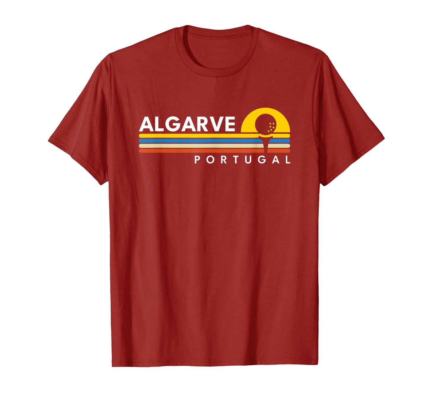 Algarve Portugal Vintage Retro Souvenirs Golf T-Shirt
