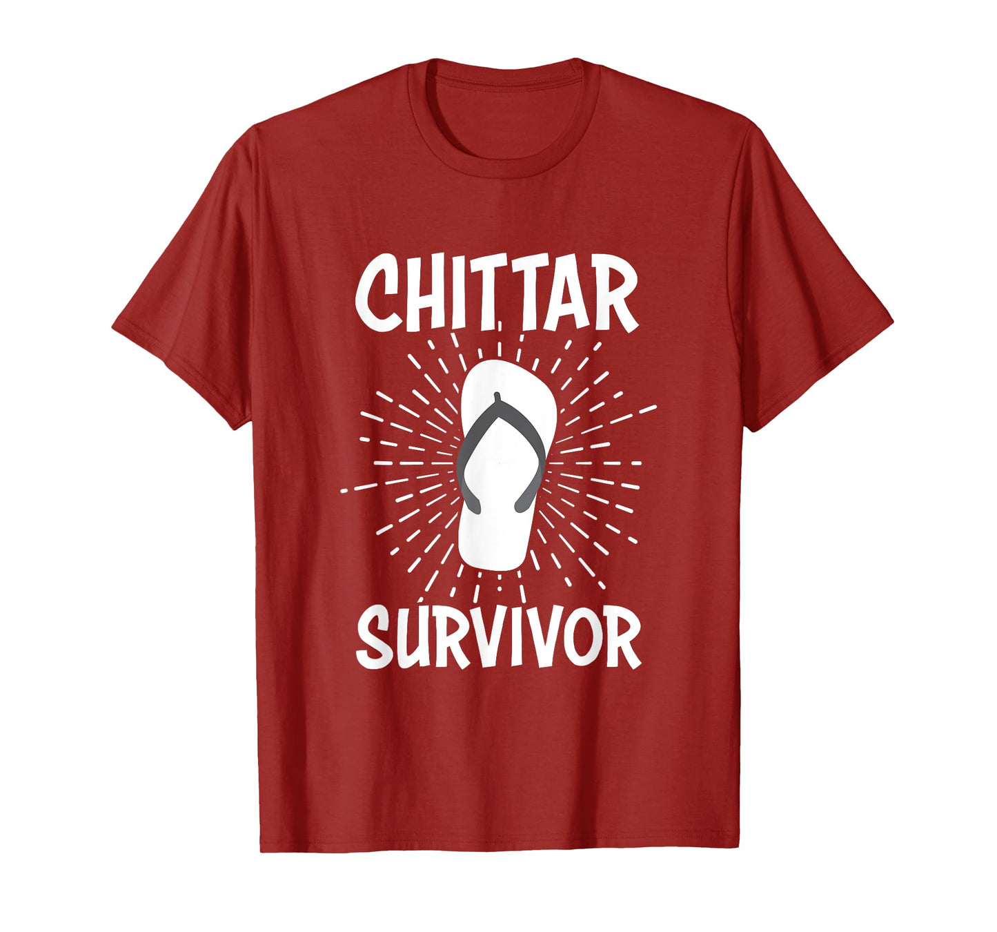 Chittar Survivor Desi Punjabi Sikh Funny Indian Novelty T-Shirt