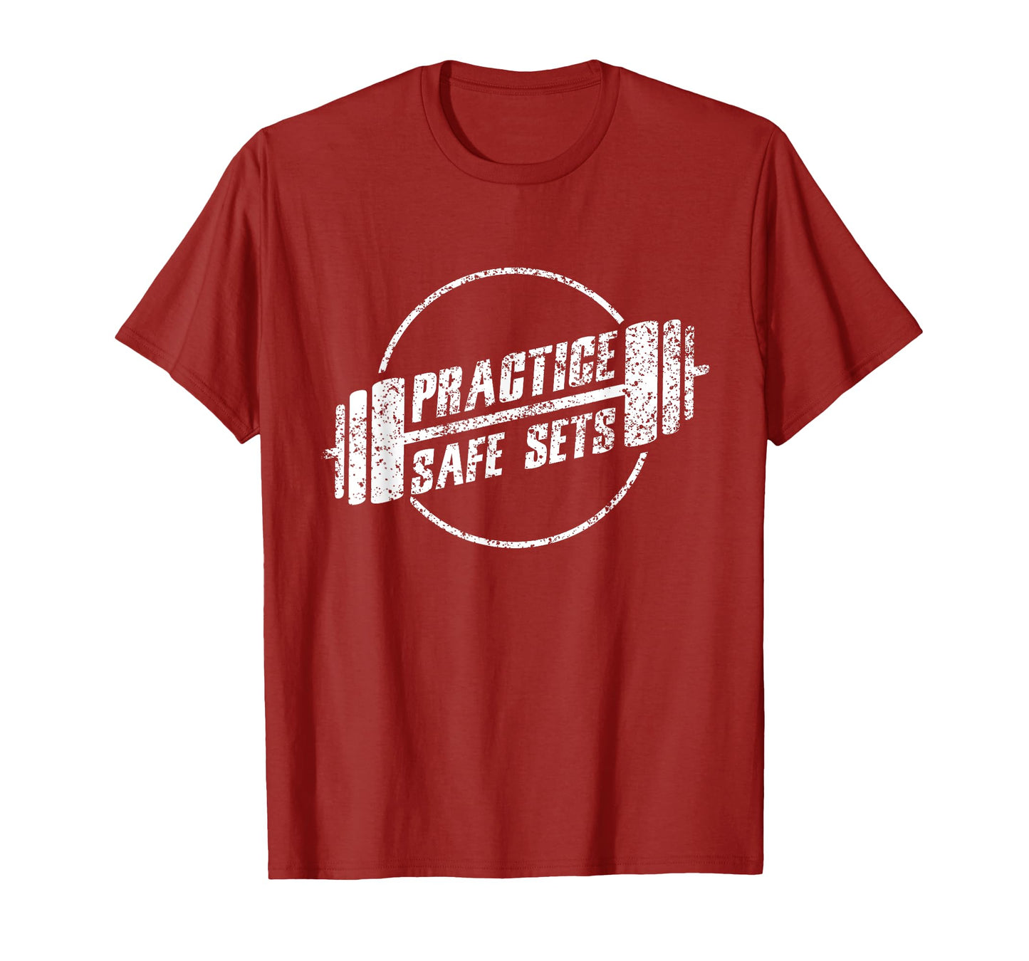 Bodybuilder Weightlifter Bodyweight Weightlifting Practice Safe Sets Workout Fitness Motivation Gym Training T-Shirt