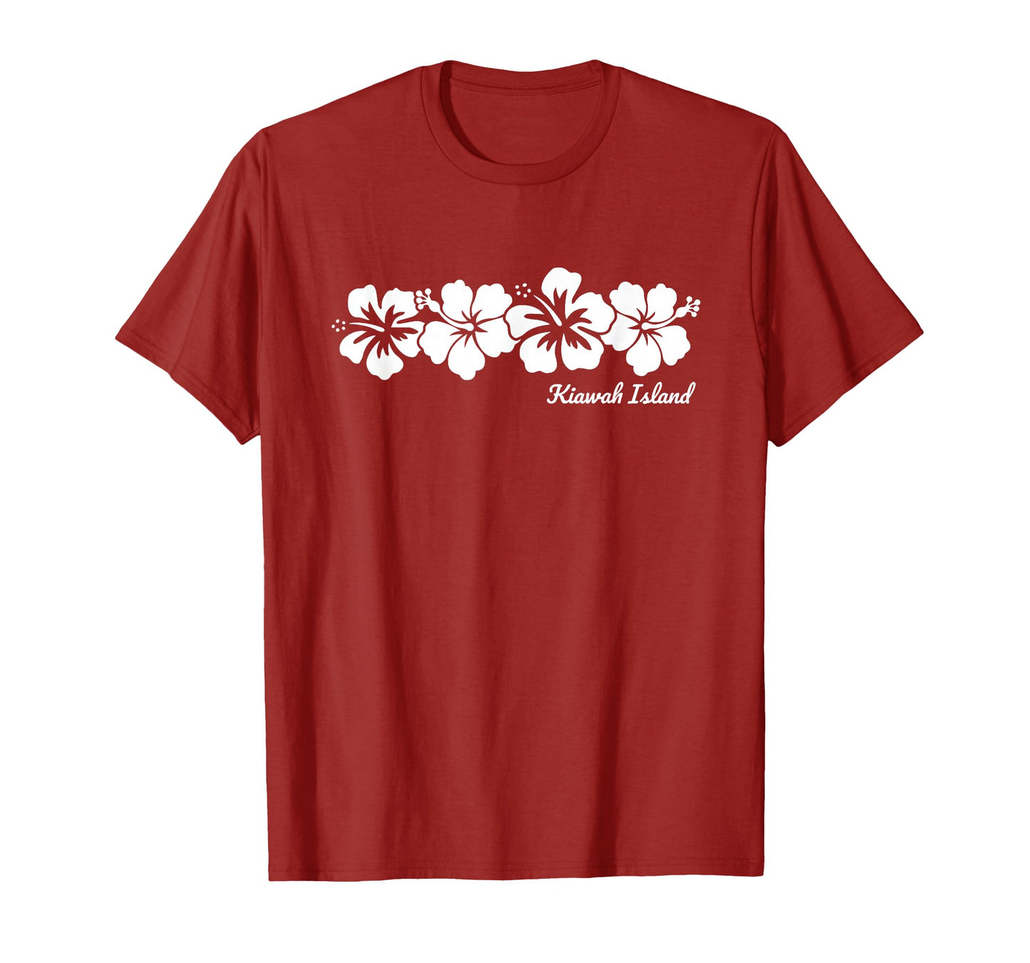 Kiawah Island South Carolina Hibiscus Flower Souvenir T-Shirt