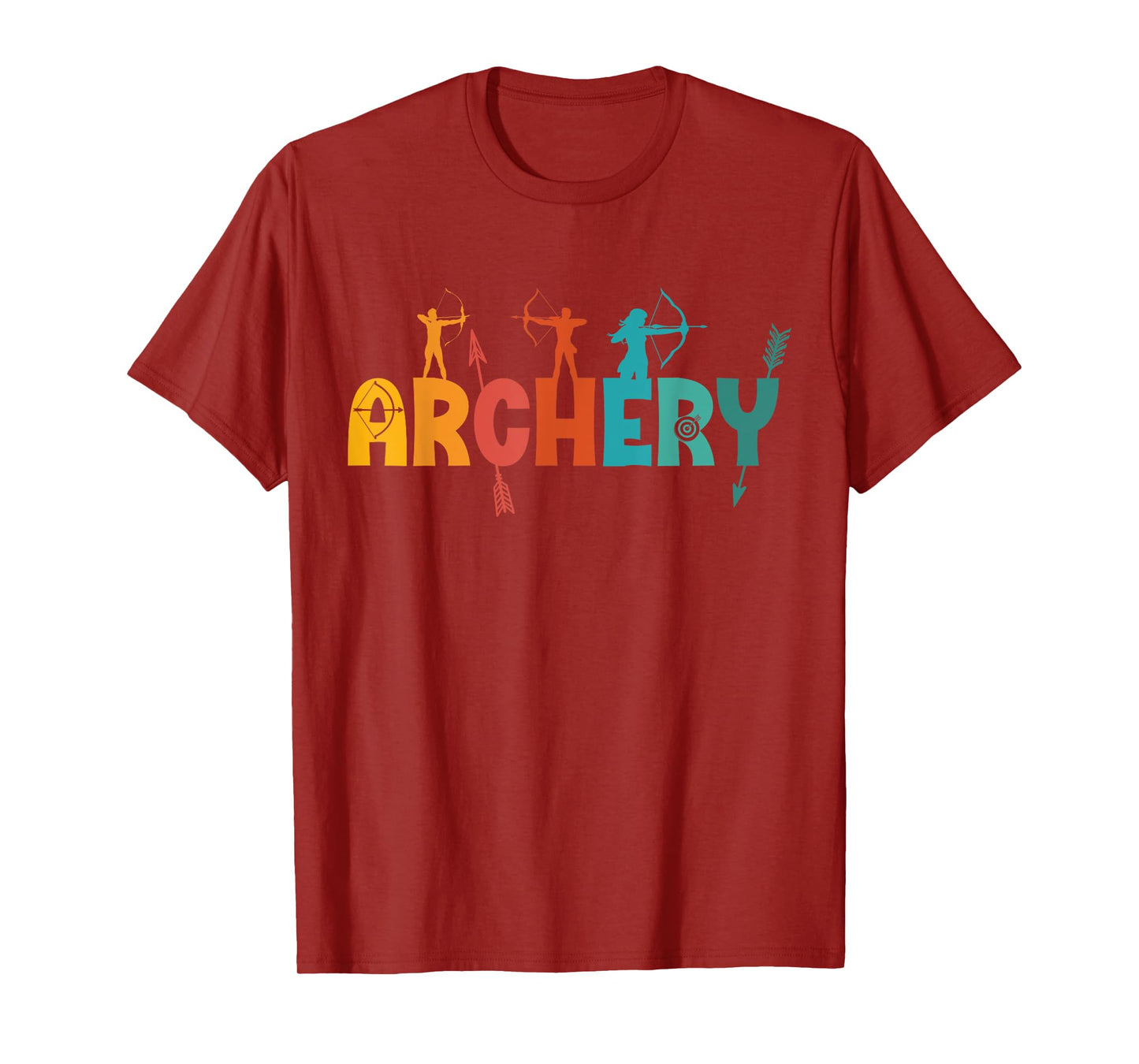 Archery Vintage Archer Sport Competition Bow Arrow Target T-Shirt