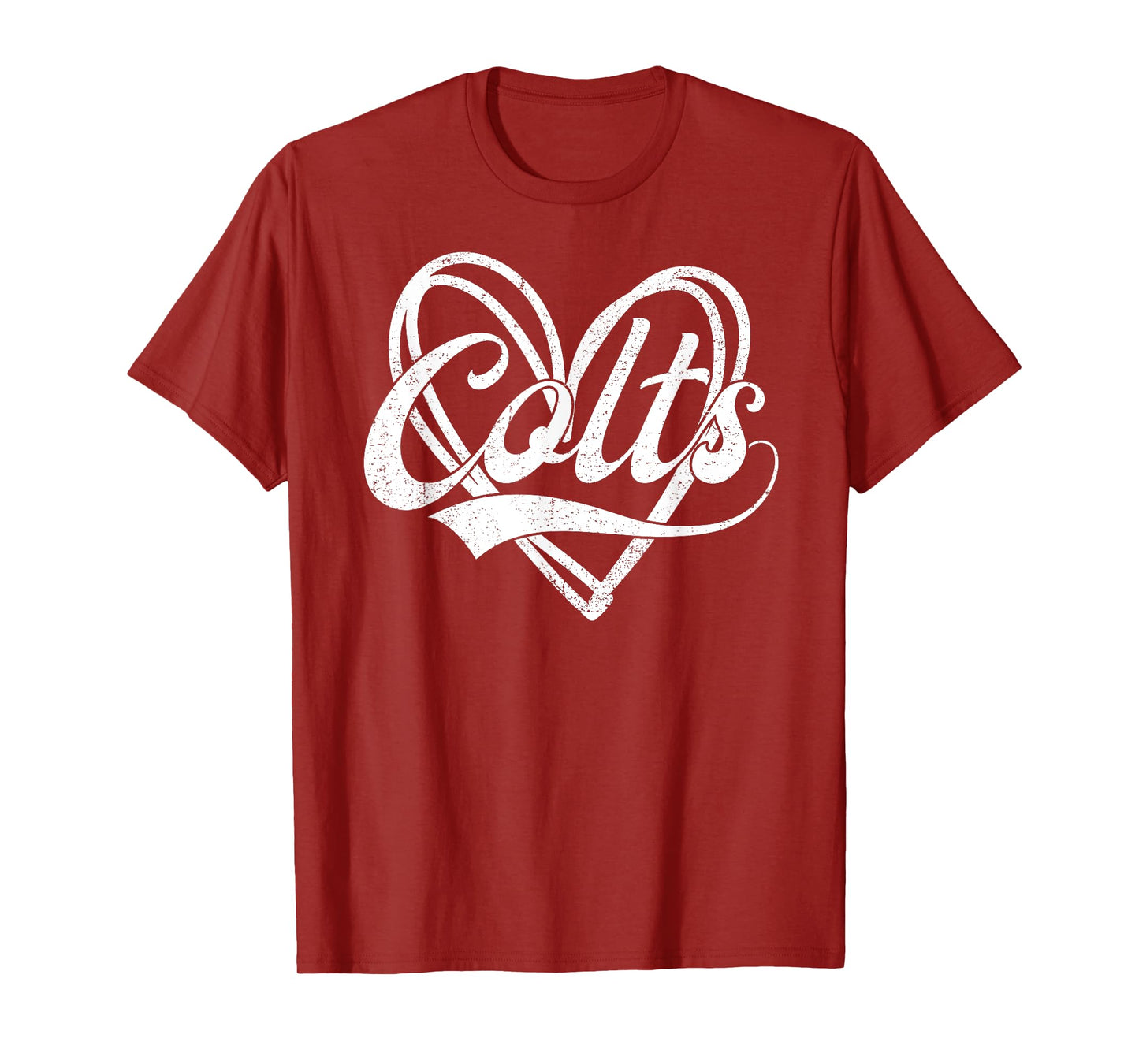 Colts Heart Name Vintage Retro Men Women Kids Girls T-Shirt