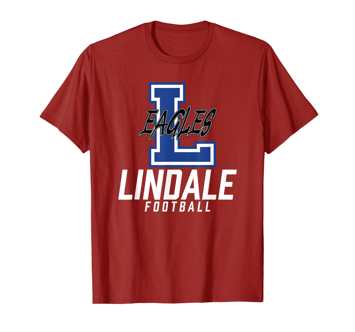 Lindale Eagles Logo Football Team HS T-Shirt