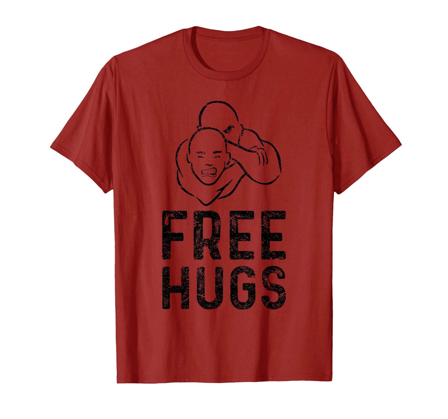 Funny BJJ Outfit Brazilian Jiu-Jitsu Free Hugs T-Shirt
