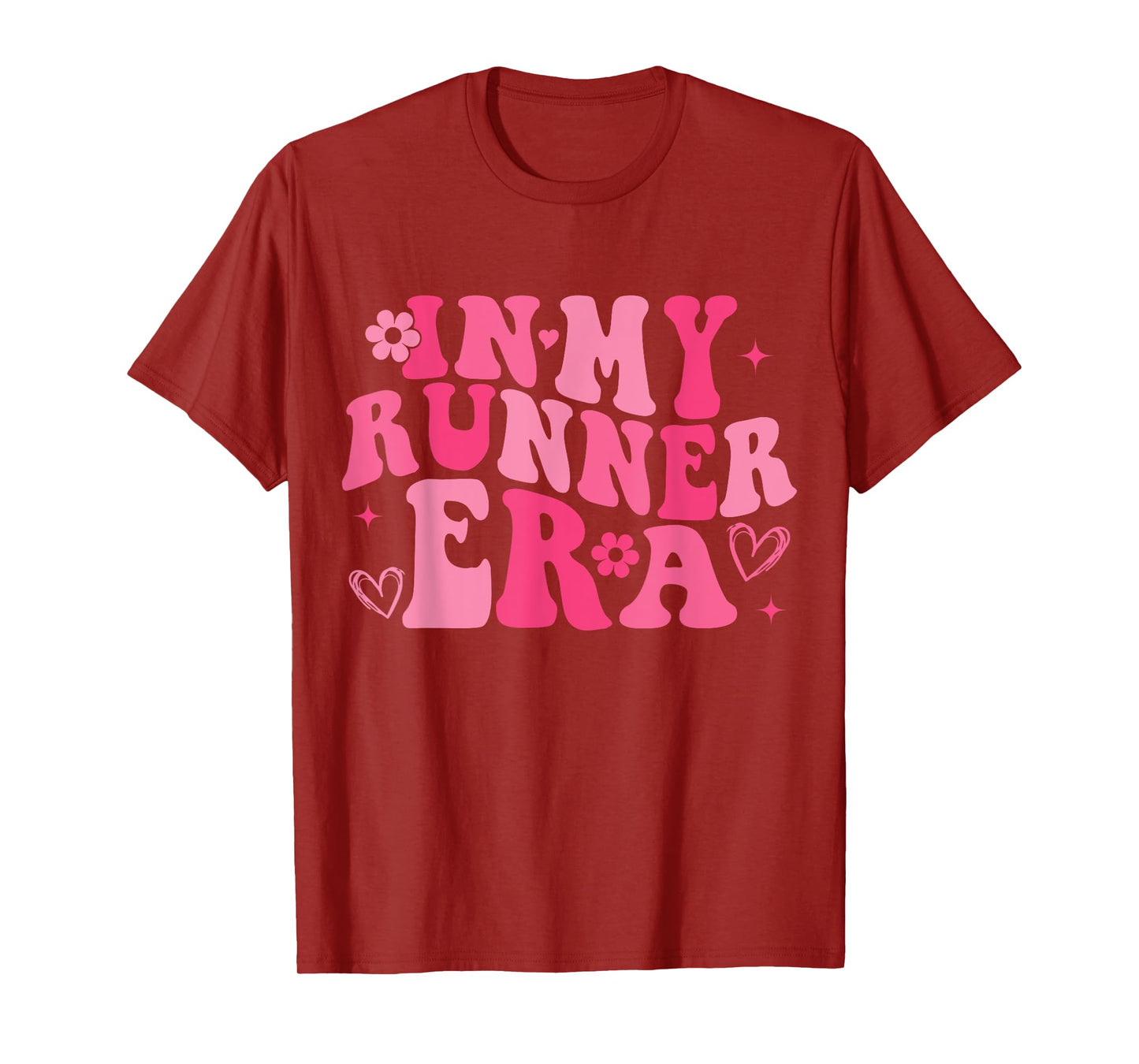 In My Runner Era Funny Running Marathon Groovy Running Mom T-Shirt