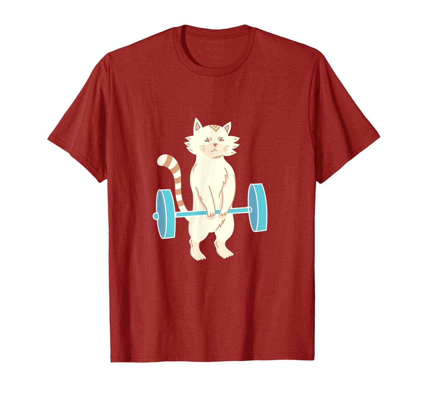 Cat Deadlift T-shirt - Cat Powerlifting T-Shirt Men Women Kids T-Shirt
