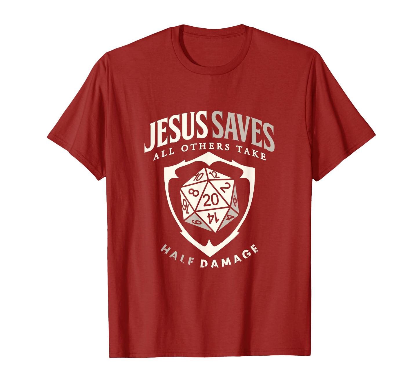 Tabletop RPG Christian Jesus Saves All Others board game T-Shirt