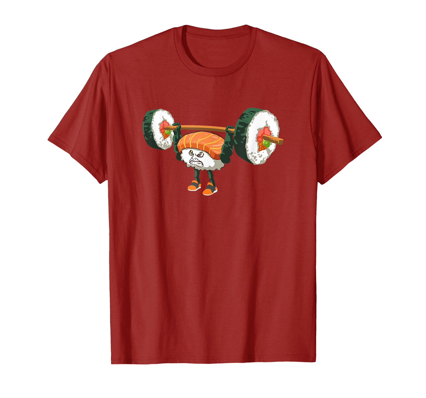 Funny Weightlifting Gift For A Sushi Loving Weightlifter T-Shirt