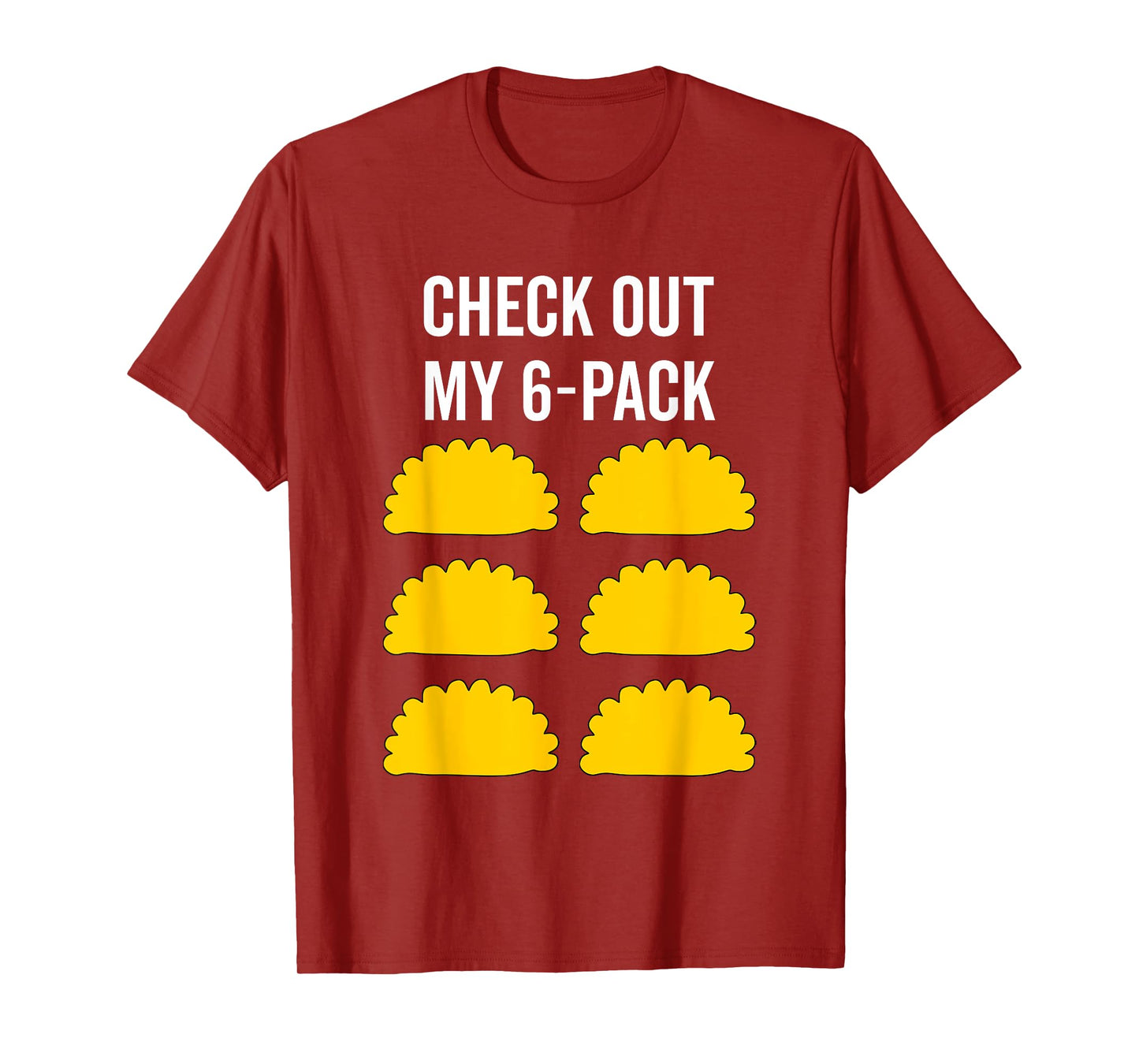 Pierogi 6 Pack Polish Culture Poland Gym Six Pack Funny Gift T-Shirt