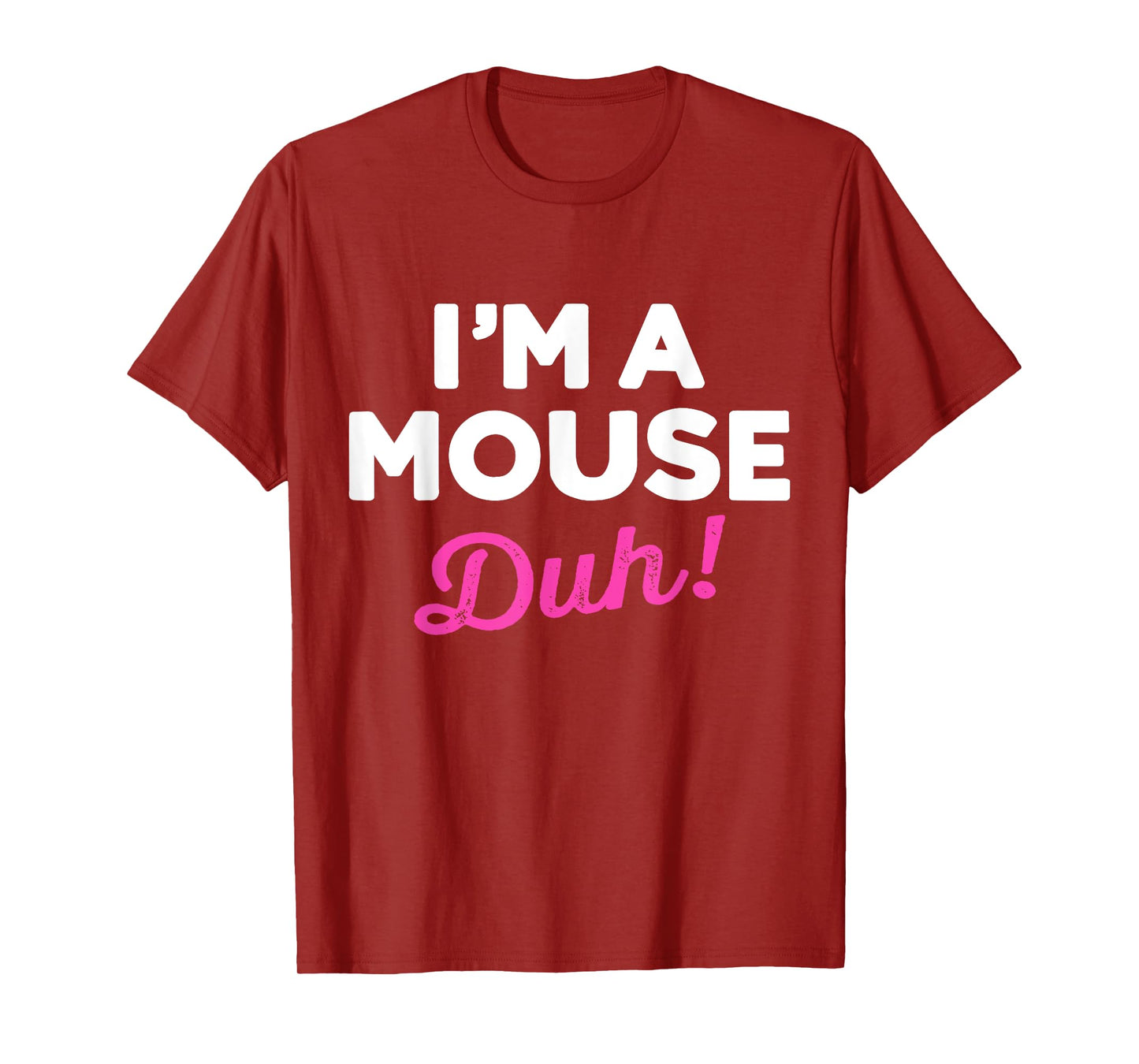 Funny lazy easy Im a mouse costume for DIY halloween party T-Shirt