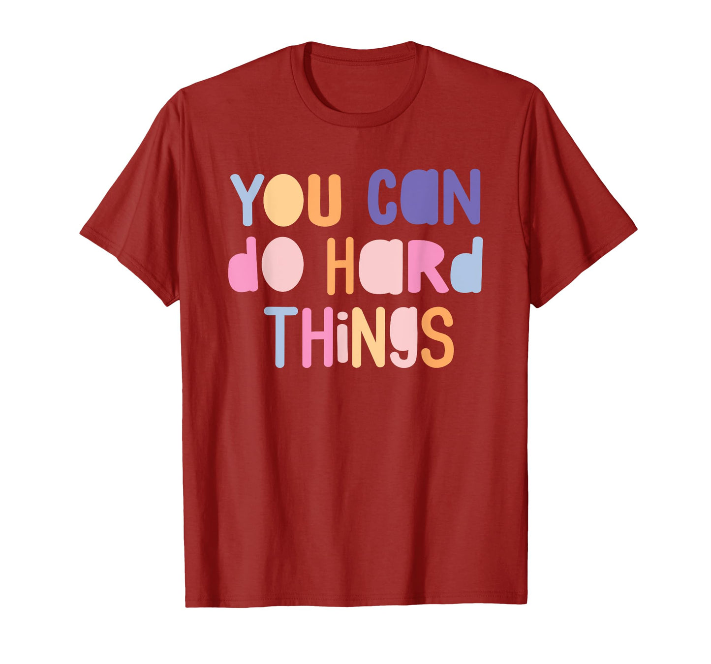 We Can Do Hard Things Womens Teacher Back to School T-Shirt