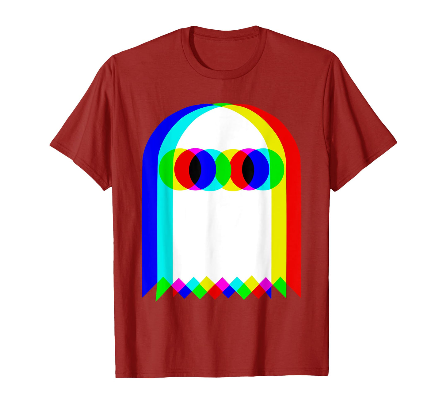 Halloween Glitch Ghost - Multicolor Spooky T-Shirt