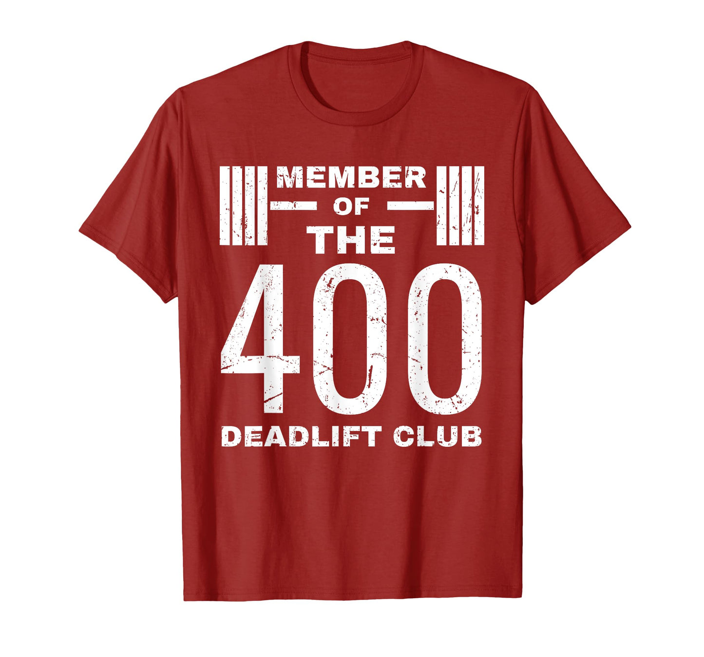Deadlift 400 lb Club I Deadlift 400 Powerlifting T-Shirt