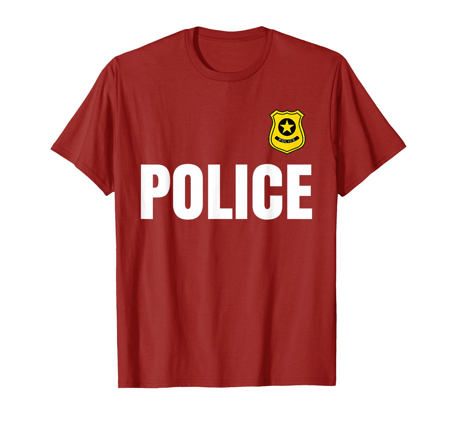 Policeman Police Officer Costume Police Officer Halloween T-Shirt