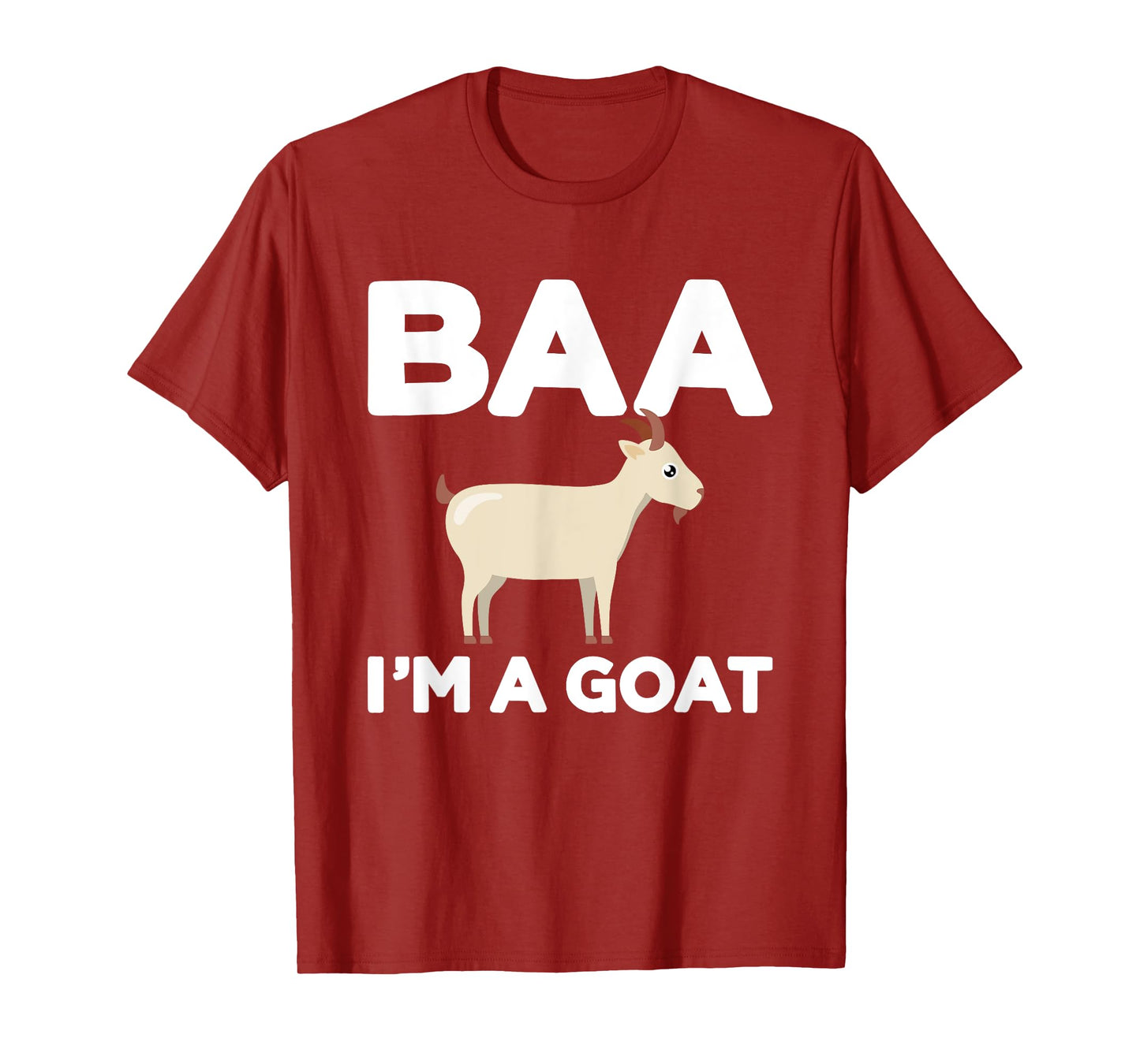 Baa Im a goat funny lazy DIY costume for halloween party T-Shirt