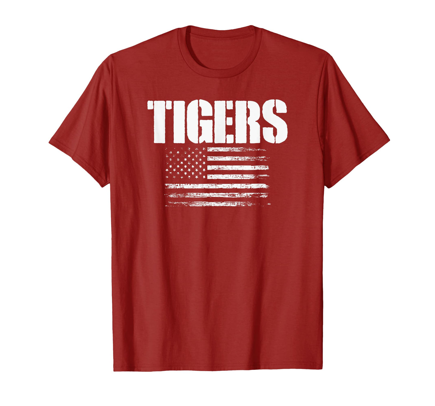 Wills Point Tigers USA Flag Pride T-Shirt