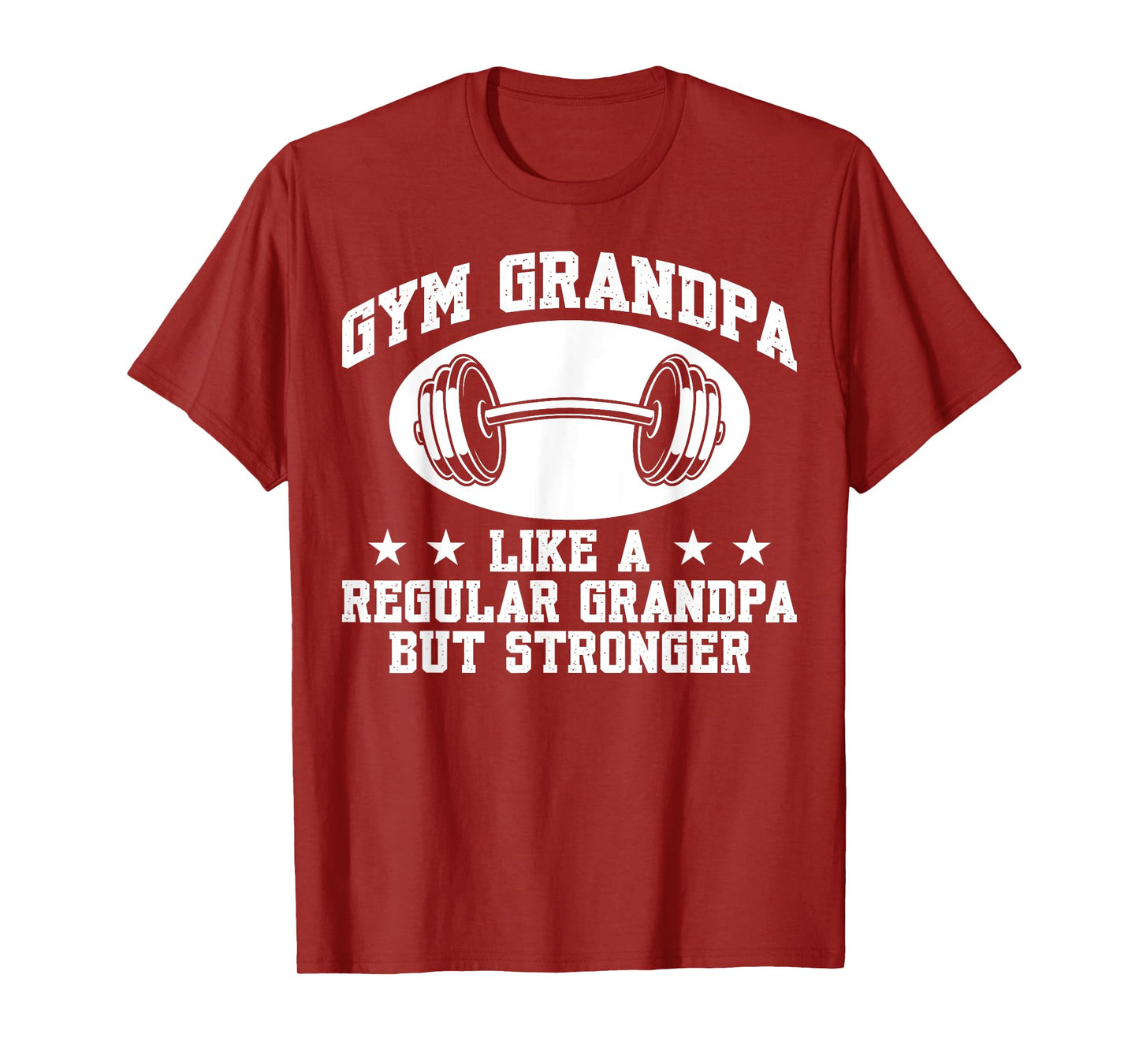 Lifting Gym Fitness Design Regular Grandpa But Stronger Funny Gym T-Shirt - Unisex-Adults, Black, Small, Short Sleeve, T-Shirt