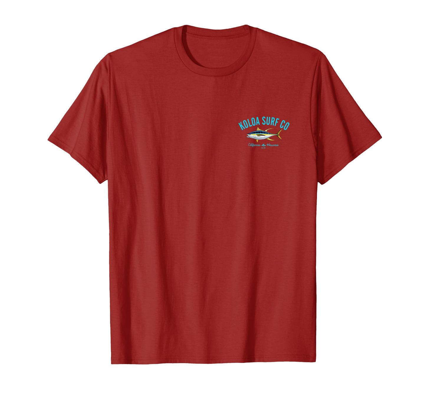 Koloa Surf Yellow Fin Tuna Logo Lightweight, Graphic T-Shirt