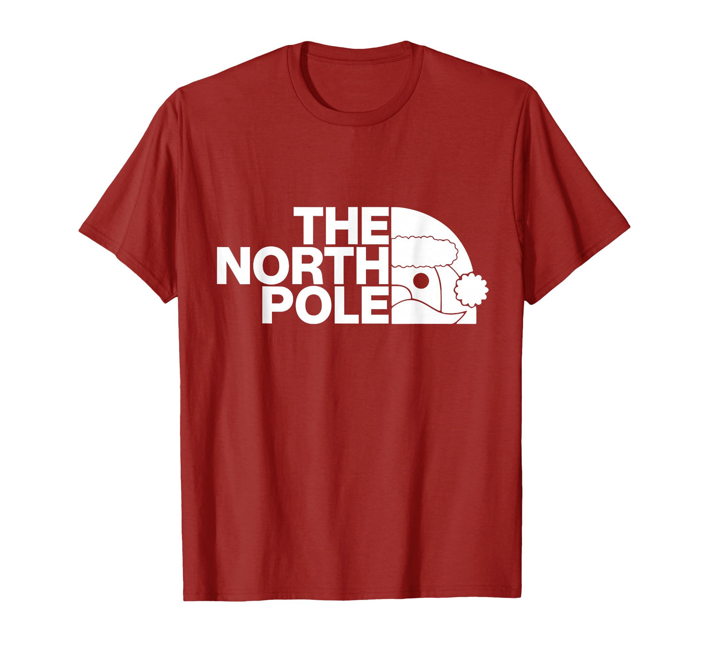 The North Pole Funny Christmas T-Shirt