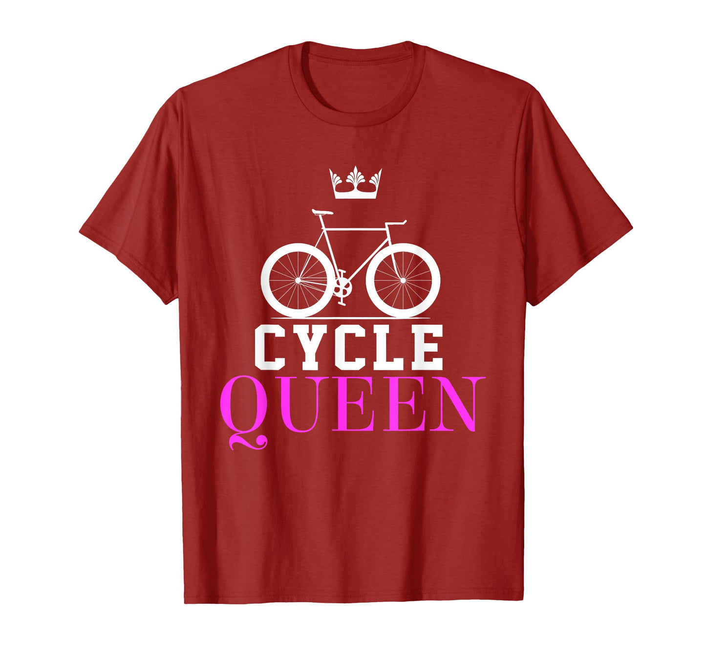 Cute Cycling Cycle Queen Women's Bicycle T Shirt T-Shirt