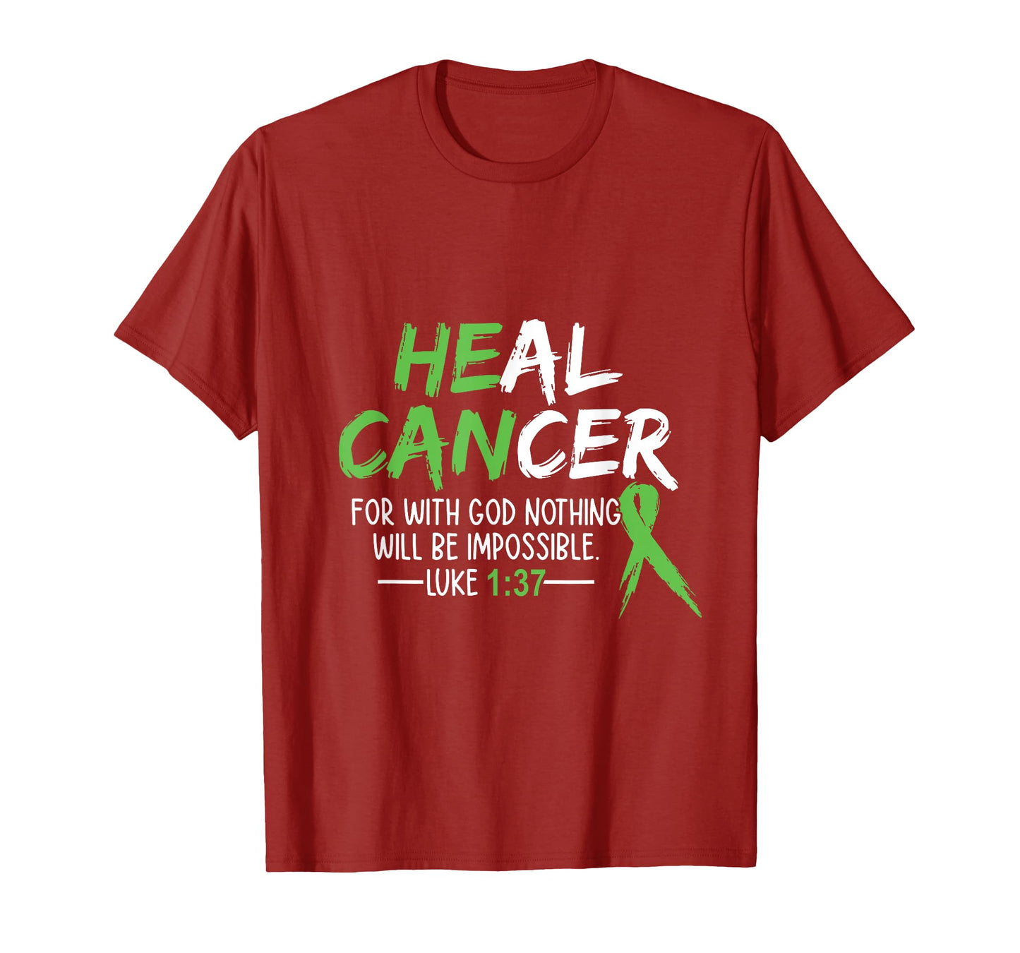 He Can Heal Cancer shirt Bile Duct Cancer Awareness T-Shirt