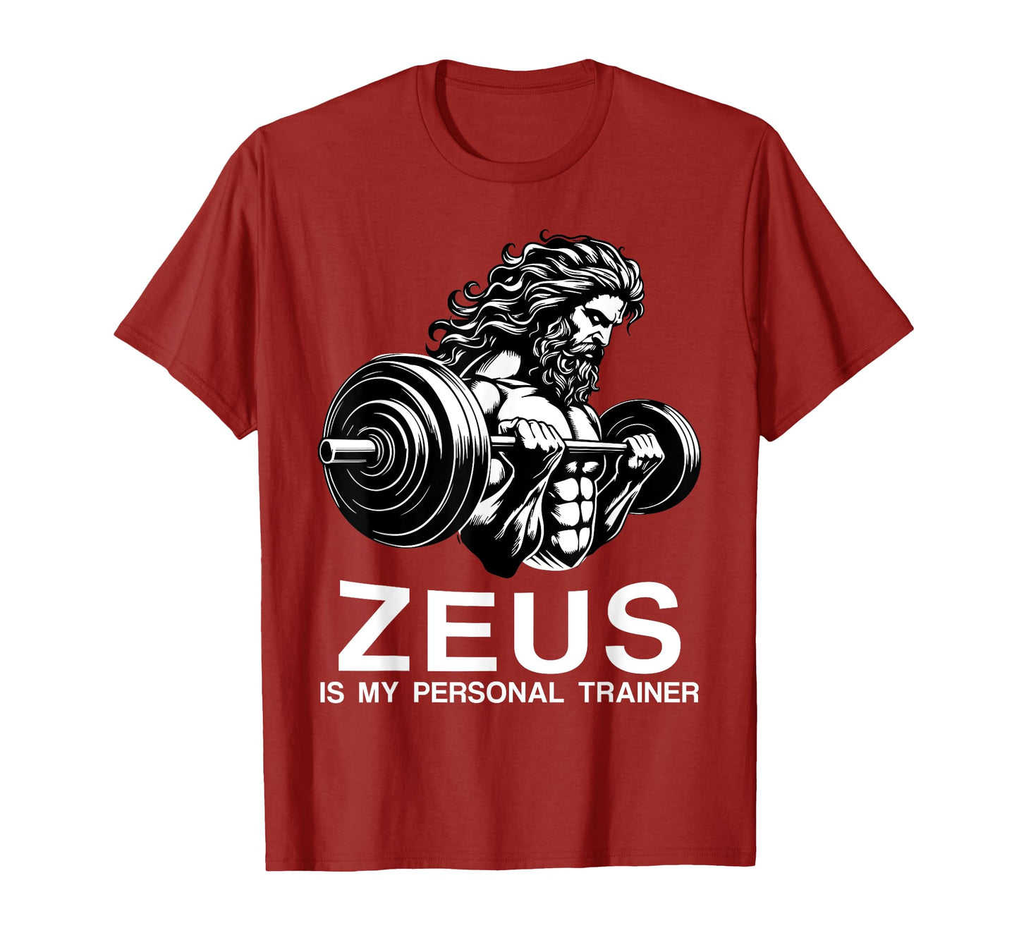 Zeus Greek God Bodybuilder Gym Fitness Workout T-Shirt