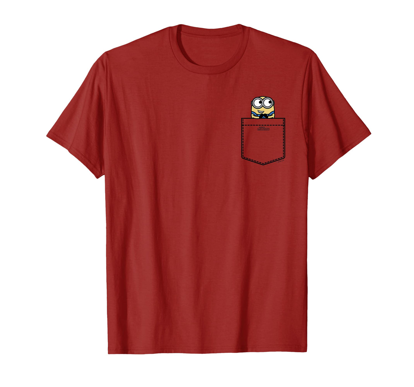 Minions Bob Mischievous Smile Pocket Hit T-Shirt