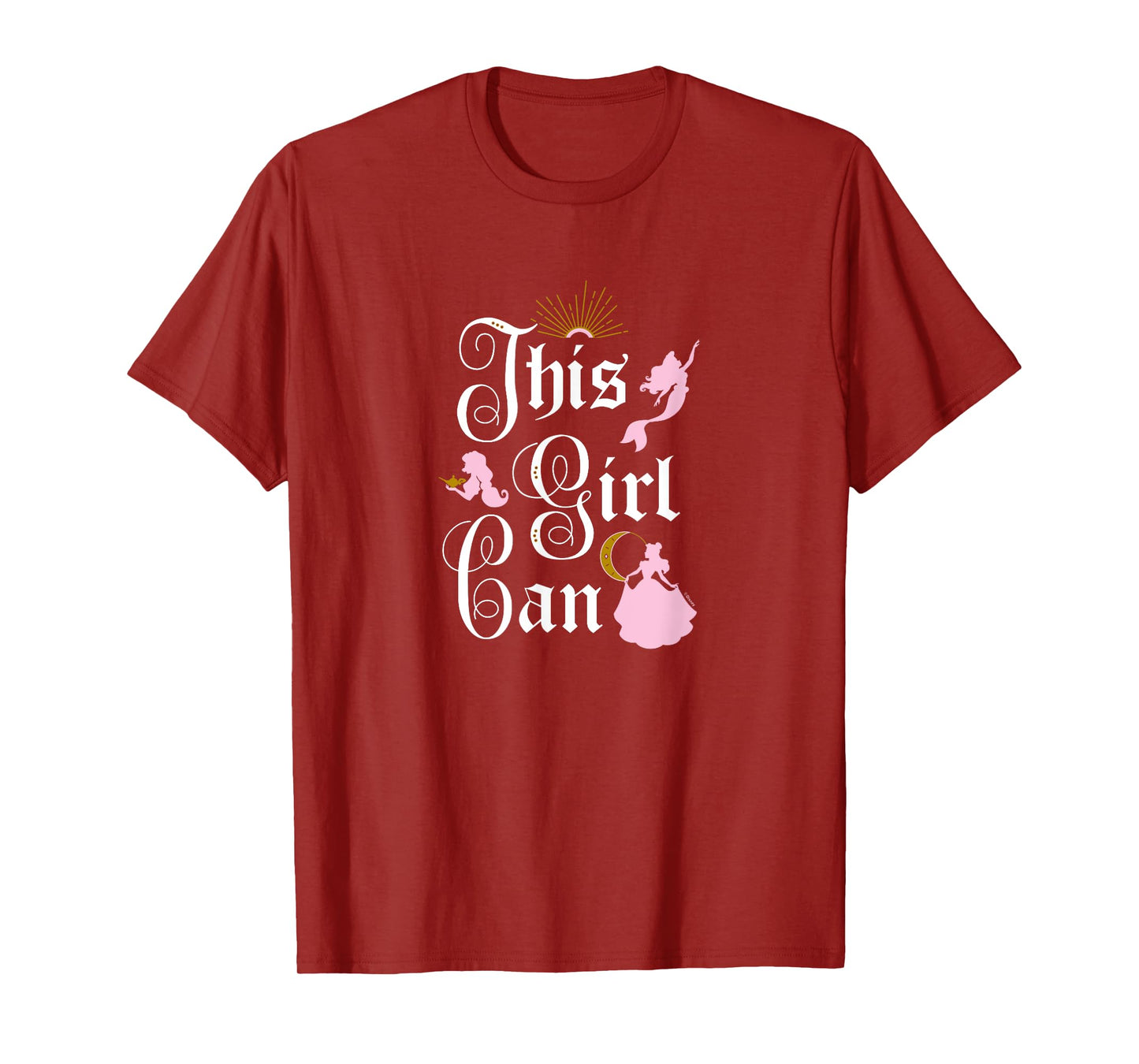 Disney Princess - This Girl Can T-Shirt
