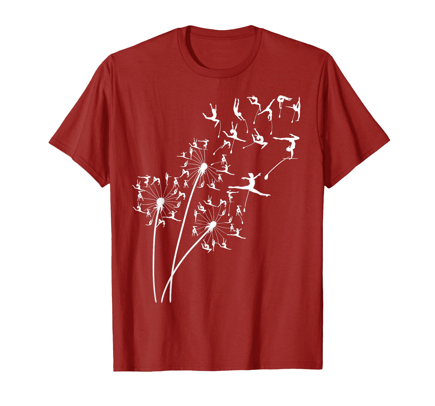 Dandelion Gymnastics Flower, Floral Gymnastics Tree T-Shirt