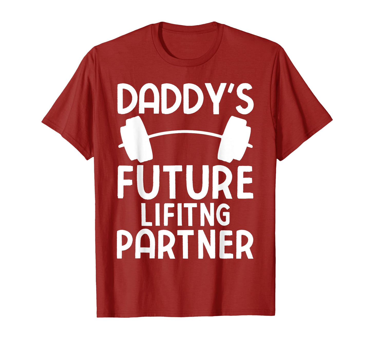 Daddy's Future Lifting Partner Funny Bodybuilding Kids T-Shirt