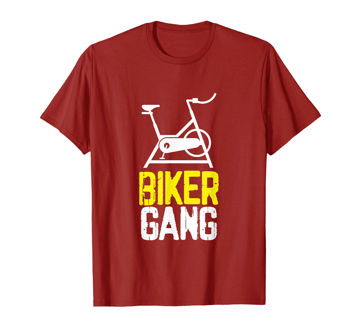 Biker Gang Funny Spin Saying Gym Workout Spinning T-Shirt