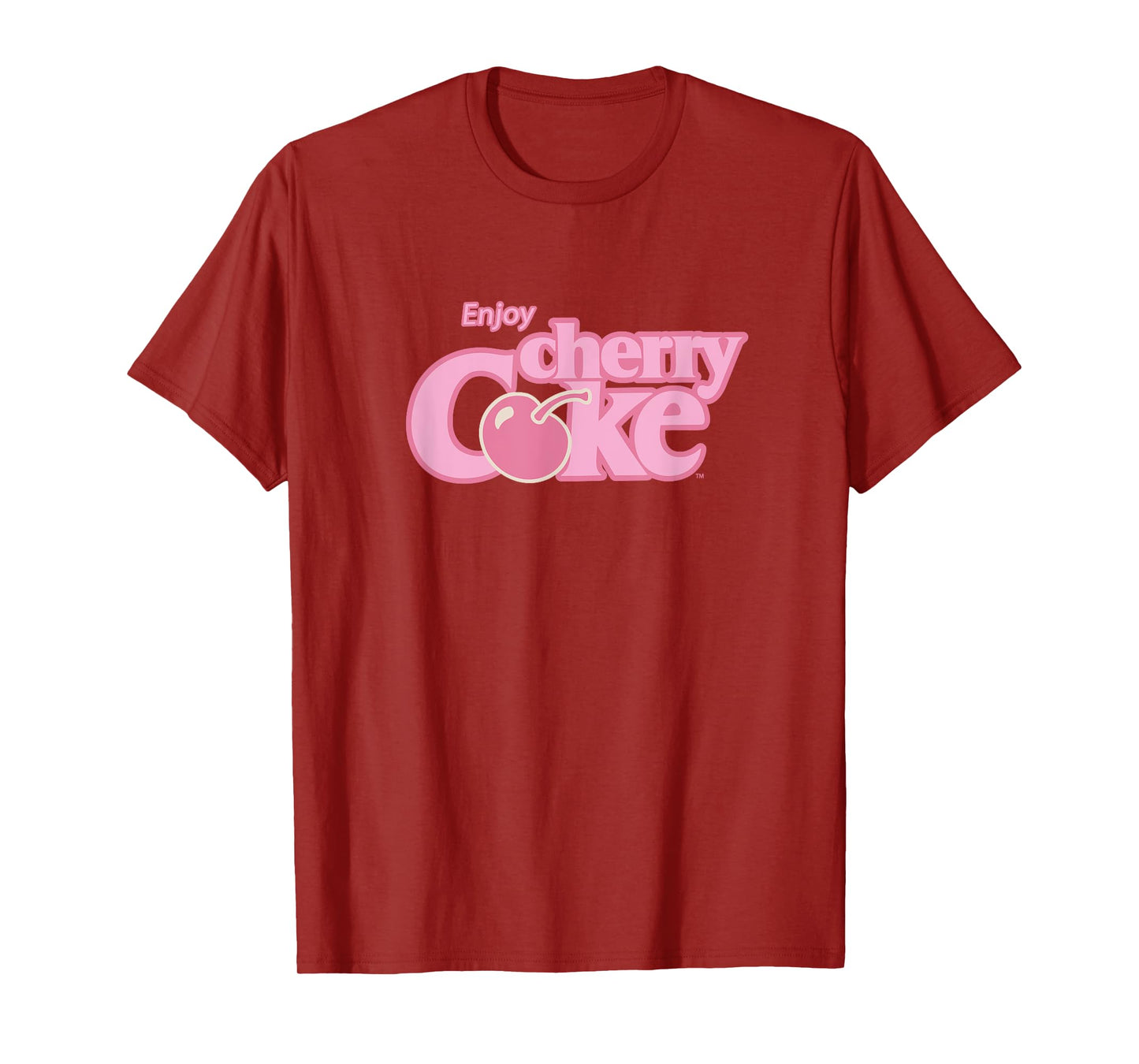 Coca-Cola Very Cherry Pink Outrageous Front & Back T-Shirt