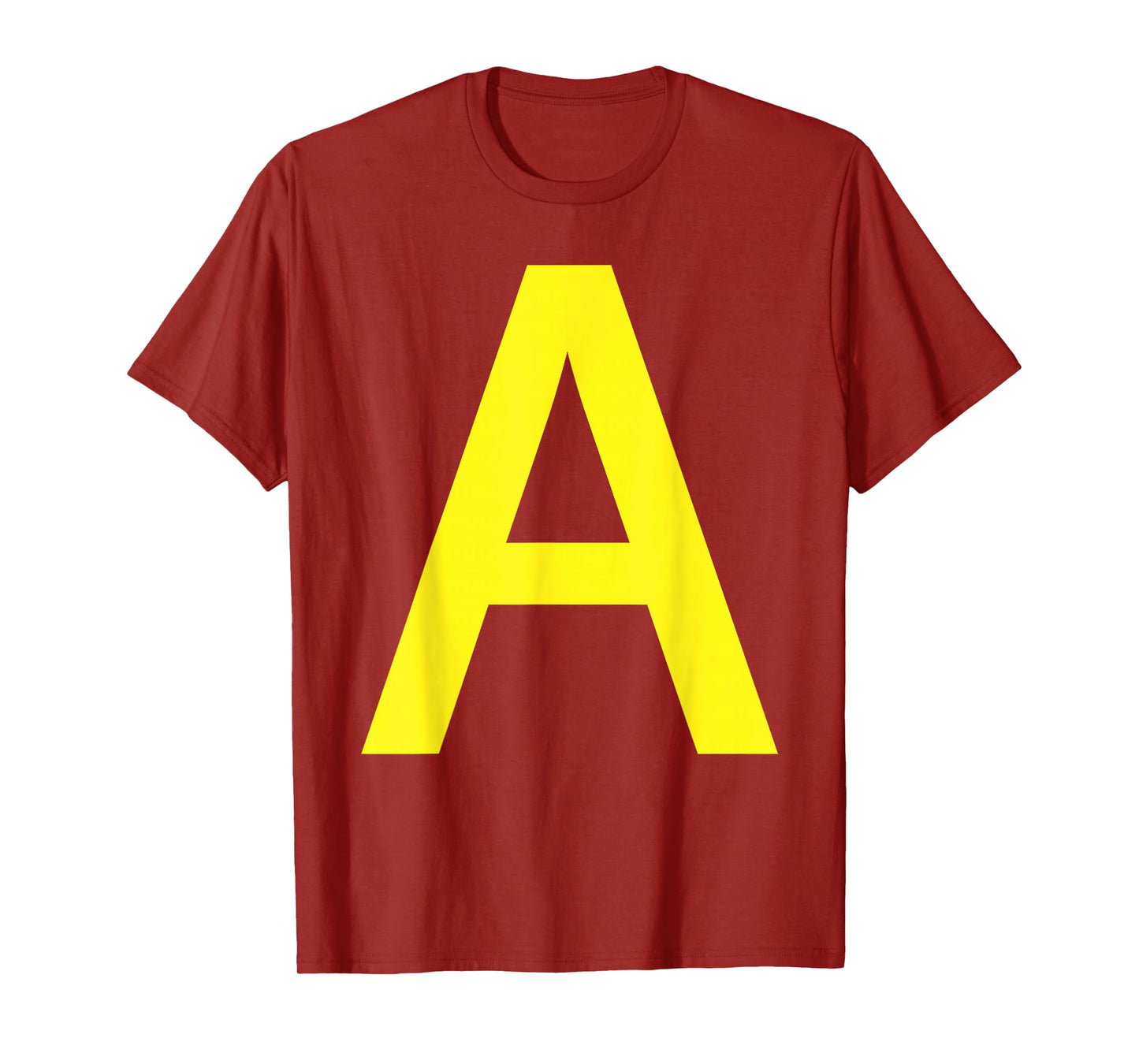Letter A Group Matching Halloween Costume T-Shirt