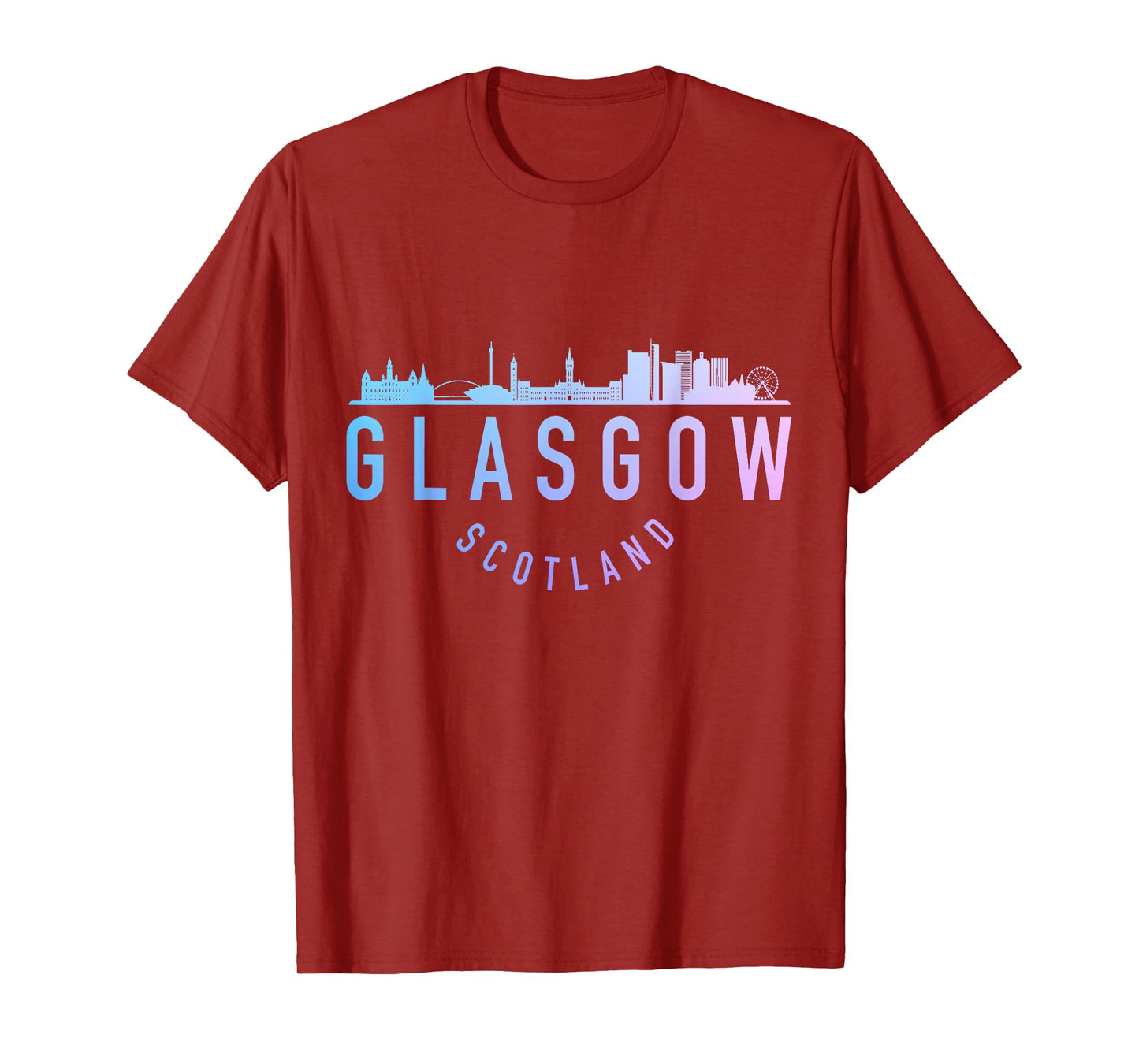 Glasgow Scotland Skyline Pride Souvenir T-Shirt