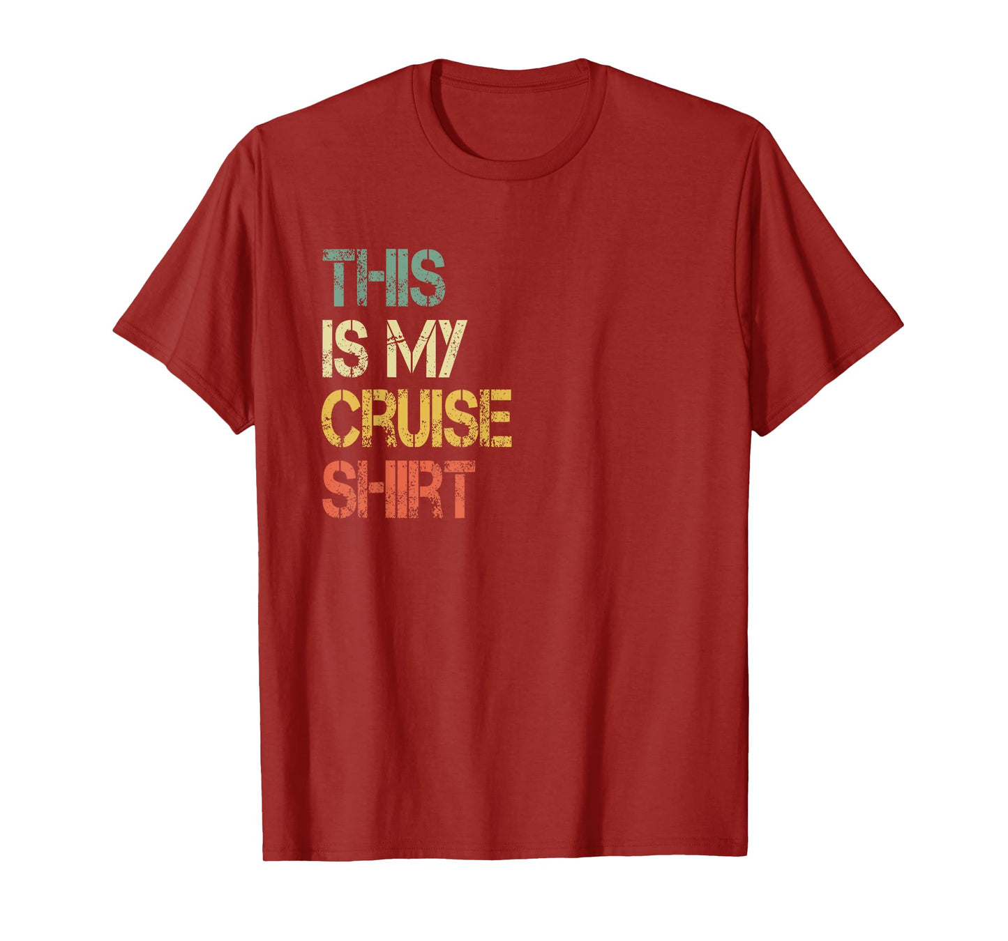 This is My Cruise Shirt Funny Love Cruising Vacation Trip T-Shirt